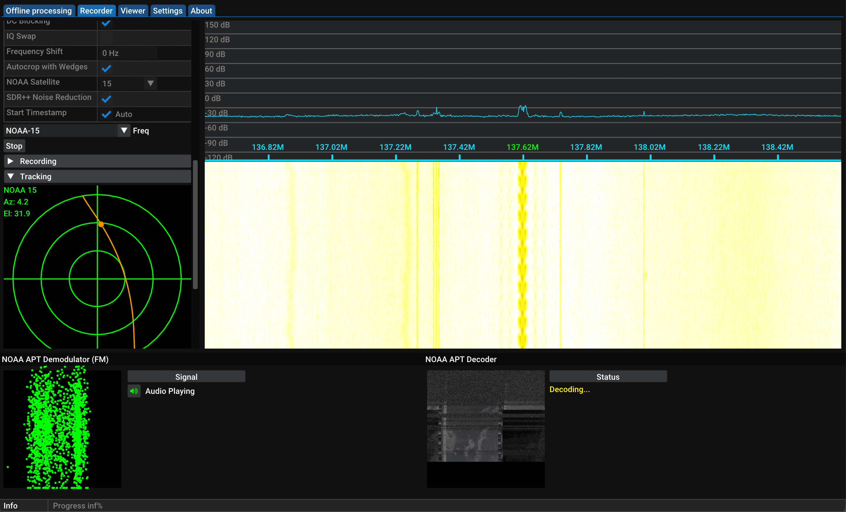 Recording SatDmp