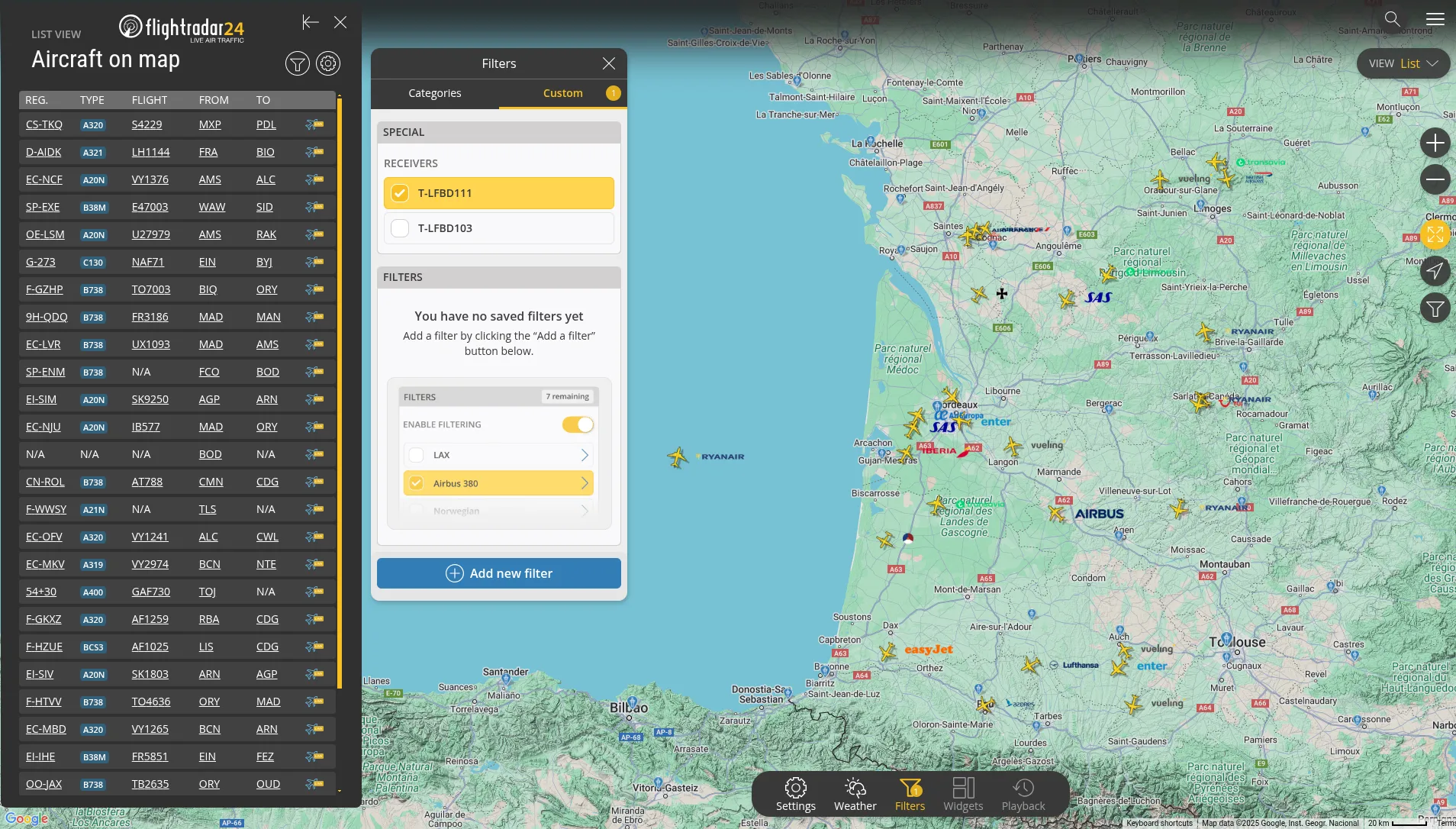 Flight Radar Map